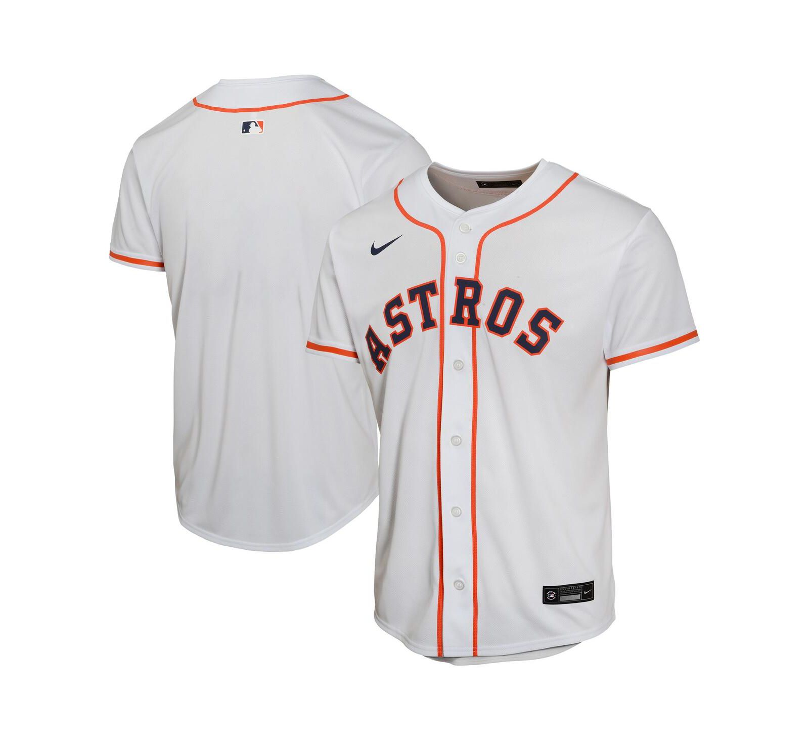 Nike белая игровая джерси Houston Astros для мальчиков и девочек