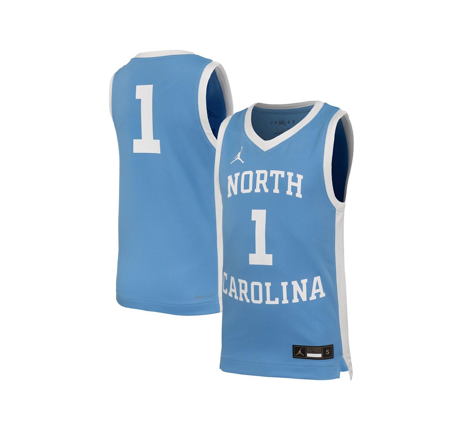 Детская спортивная джерси Nike Carolina Blue North Carolina Tar Heels Retro Replica Basketball Jersey