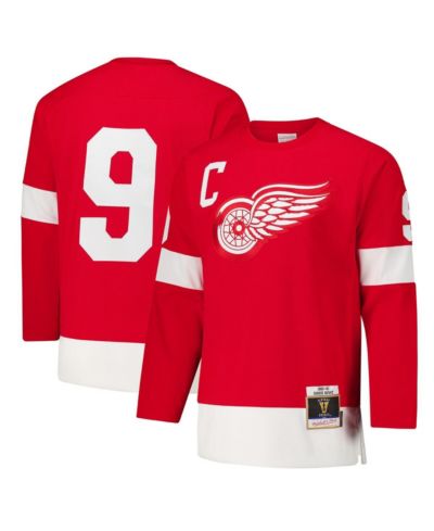 Mitchell & Ness Men's Gordie Howe Red Detroit Red Wings 1960-61 Power Play Jersey