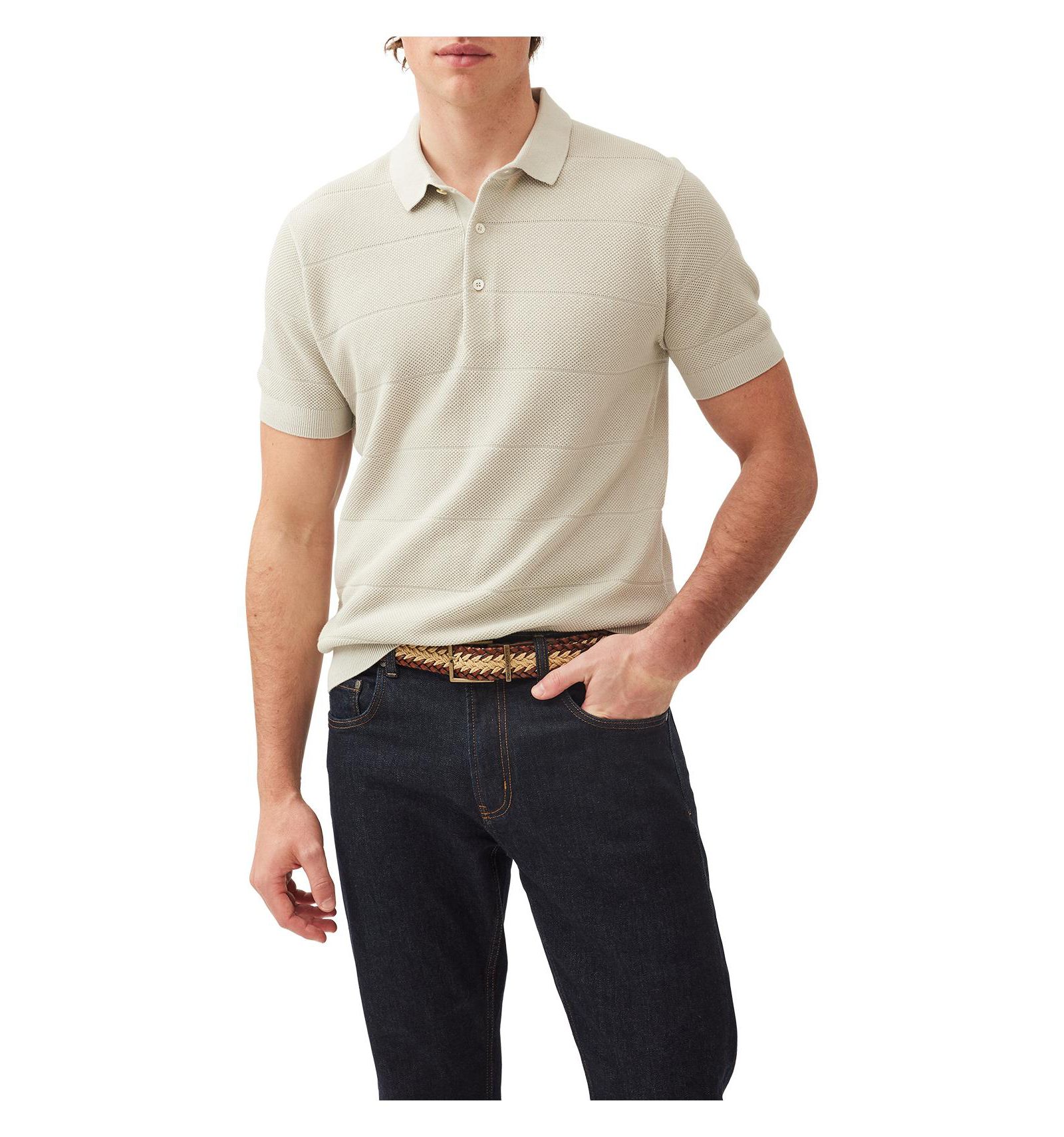 Rodd & Gunn Men's Masons Flat Knit Polo Shirt