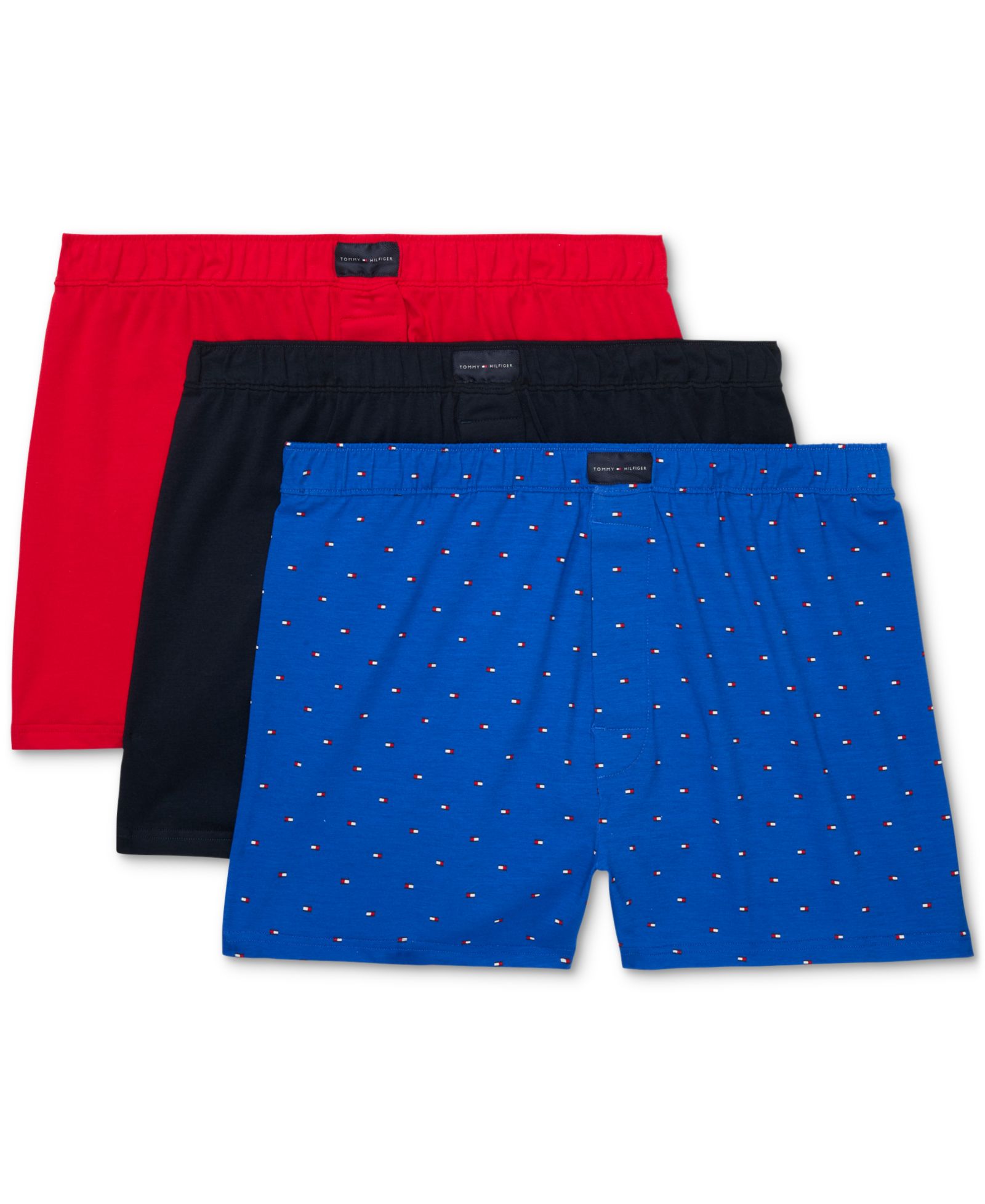 Tommy Hilfiger Men's 3-Pack All Day Comfort Knit Boxers Underwear