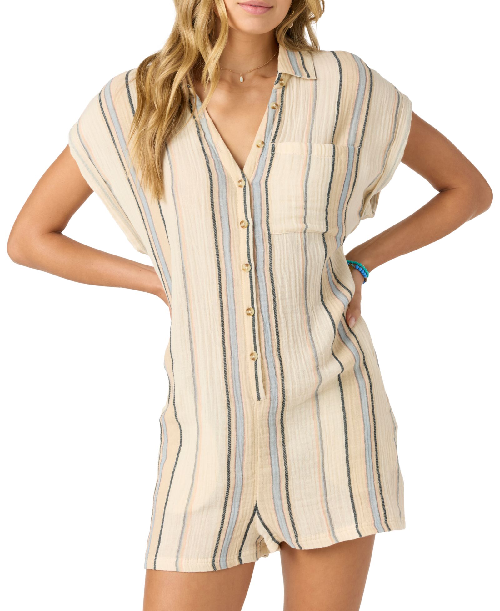 O'Neill Women's Kamilla Striped Romper