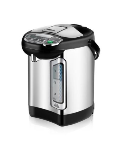 NutriChef 4L Digital Hot Water Dispenser, Instant Boiler & Auto Dispense, Stainless Steel