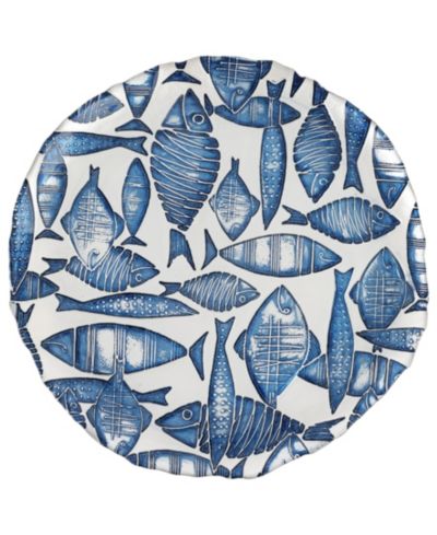 VIETRI Isola Glass Round Platter