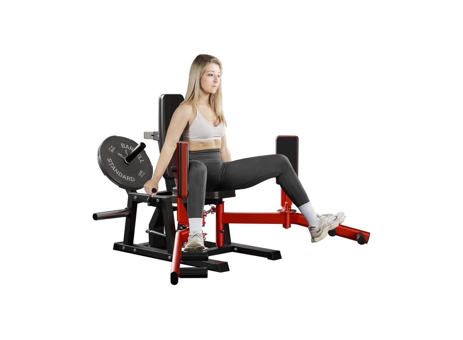 Syedee Hip Abductor Machine, Plate-Loaded Inner and Outer Thigh Machine, Hip Thrusters for Home Gym