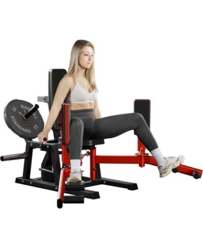 Syedee Hip Abductor Machine, Plate-Loaded Inner and Outer Thigh Machine, Hip Thrusters for Home Gym