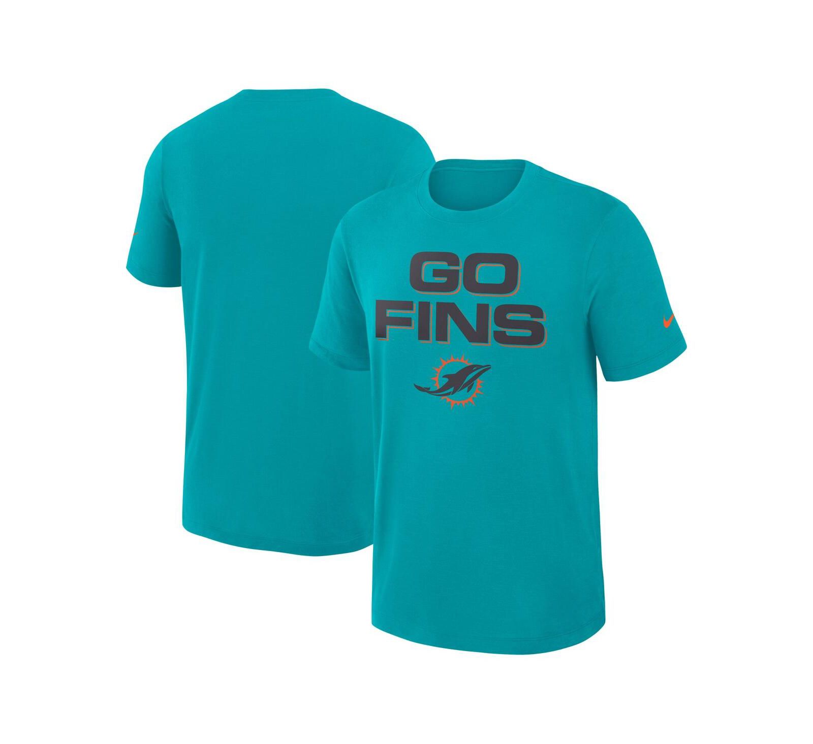 Nike Men's Turbo green Miami Dolphins 2025 Rivalries Collection Slub Dri-FIT T-Shirt