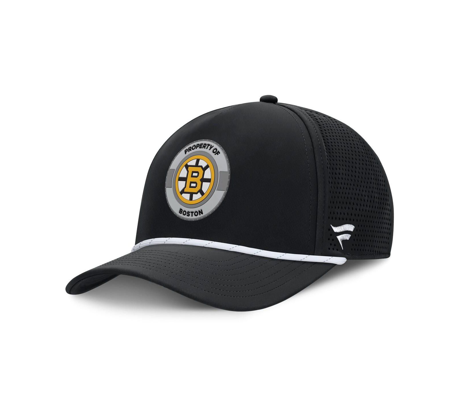 Fanatics Мужская кепка Boston Bruins Authentic Pro Rink Adjustable Black