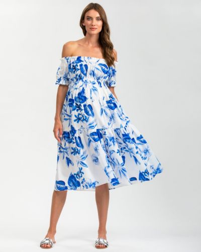 Платье PIETRO BRUNELLI MATERNITY Maternity Off-the-Shoulder Floral Knee-Length Lola