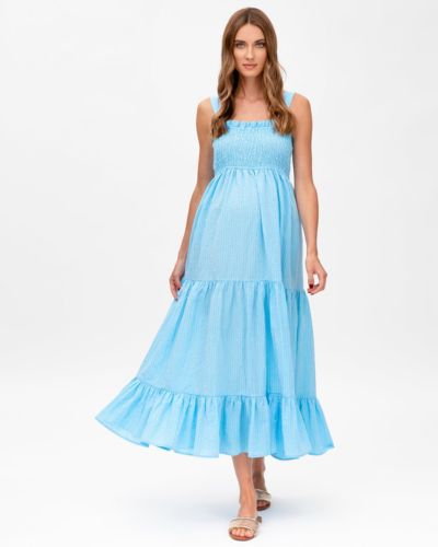 Платье макси многослойное PIETRO BRUNELLI MATERNITY для беременных, цвет Holly