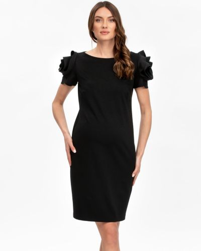 PIETRO BRUNELLI MATERNITY Women's Flower Detail Fitted Sheath Capri Dress
