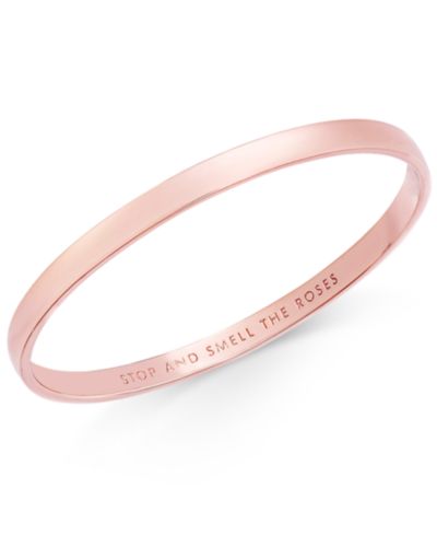 Kate Spade New York Браслет с гравировкой Rose Gold-Tone