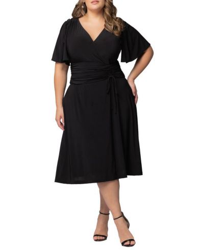 Платье Kiyonna Plus Size Jemma с драпировкой