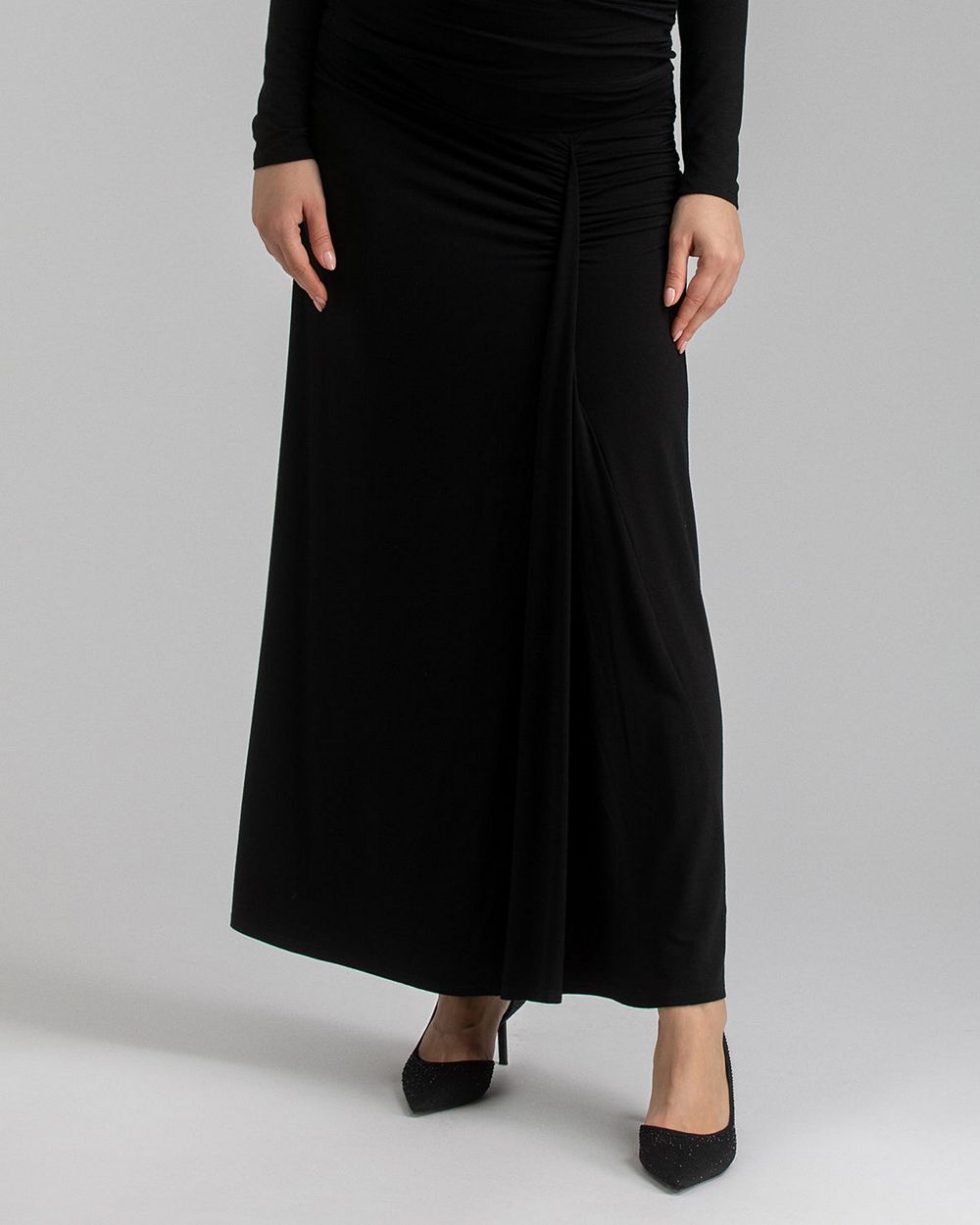 PIETRO BRUNELLI MATERNITY Maternity Ruched Bamboo Jersey Stretch Nike Skirt