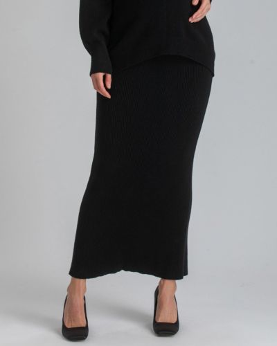 PIETRO BRUNELLI MATERNITY Maternity Slim-Fit Nina Skirt with a Central Back Slit