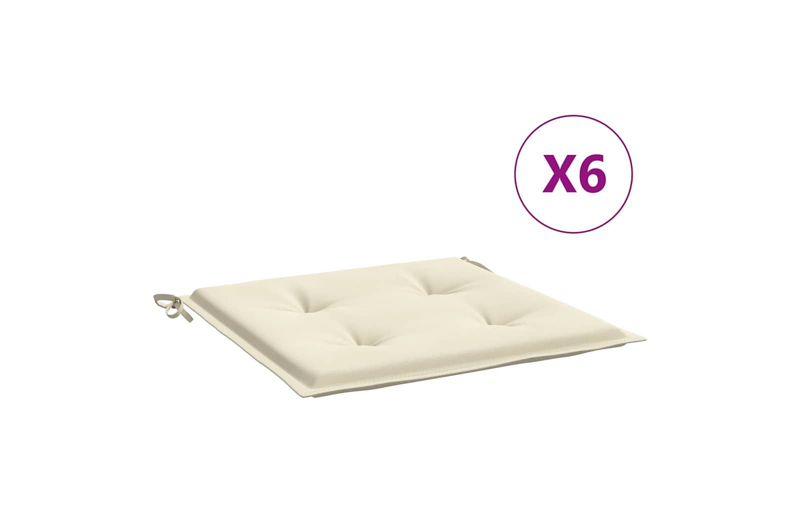Подушки для садовых стульев vidaXL 15.7"x15.7"x1.2" Oxford Fabric 6 шт