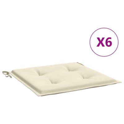 Подушки для садовых стульев vidaXL 15.7"x15.7"x1.2" Oxford Fabric 6 шт