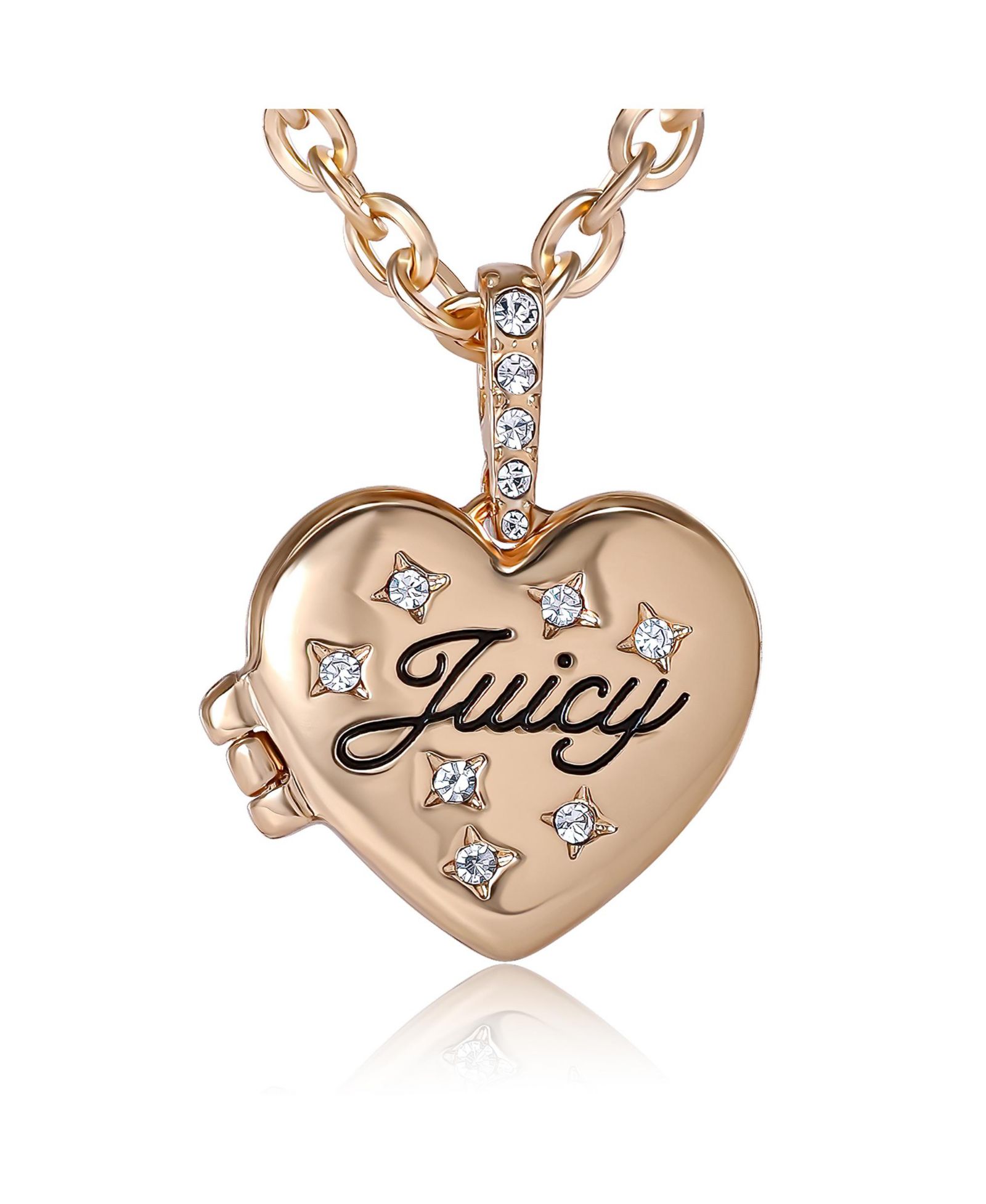 Подвеска-кулон Juicy Couture Crystal Heart Locket