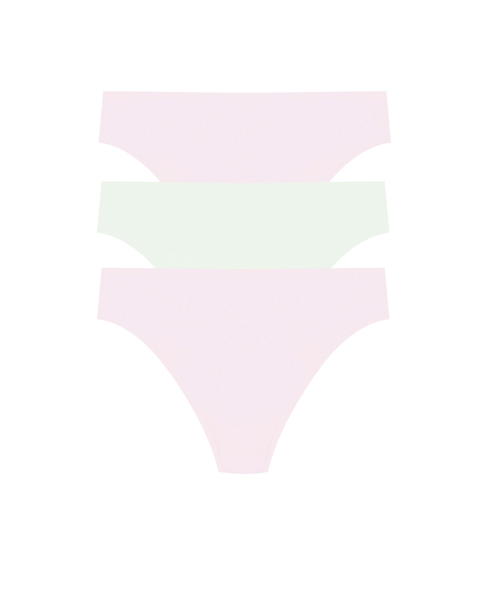 Natori Women's 3-Pack. Bliss Bare Cotton Thong Underwear 771346MP