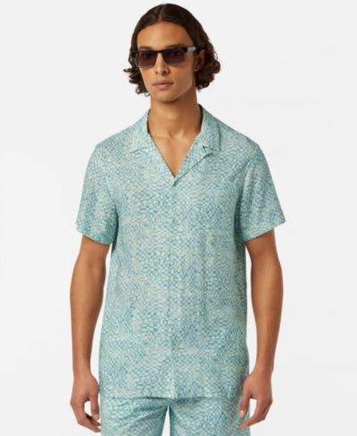 SCOTCH & SODA Мужская рубашка с принтом по всей поверхности, regular fit