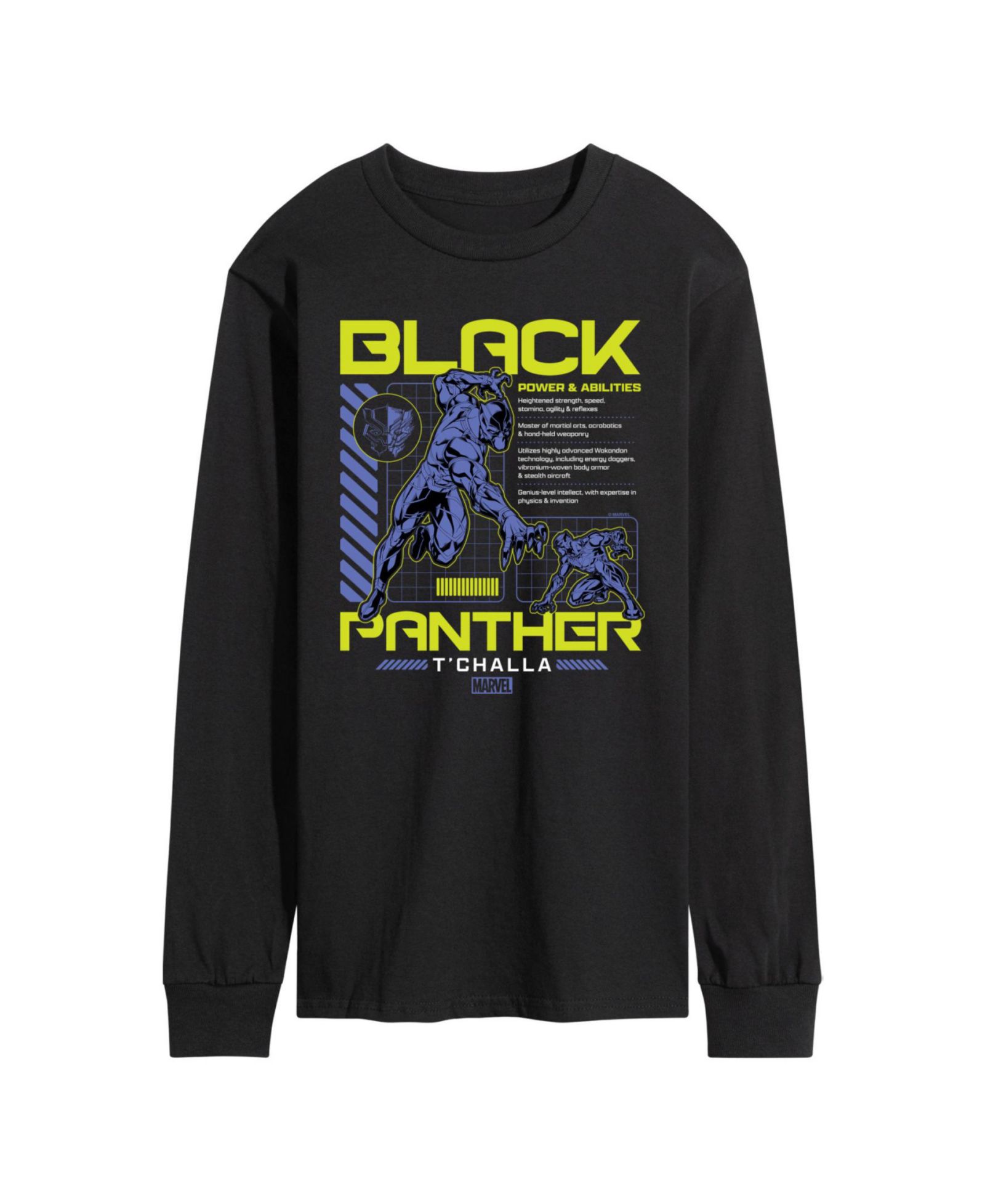 Мужская футболка AIRWAVES Black Panther Long Sleeve