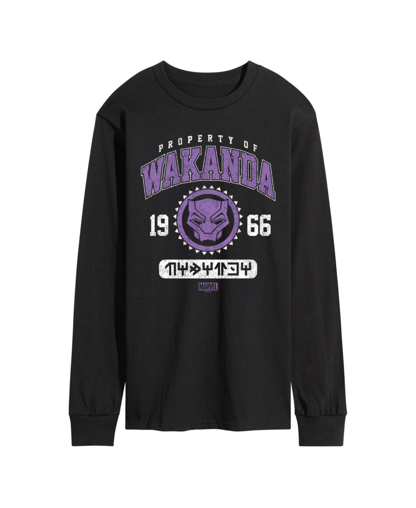 Мужская футболка AIRWAVES Black Panther Wakanda Long Sleeve