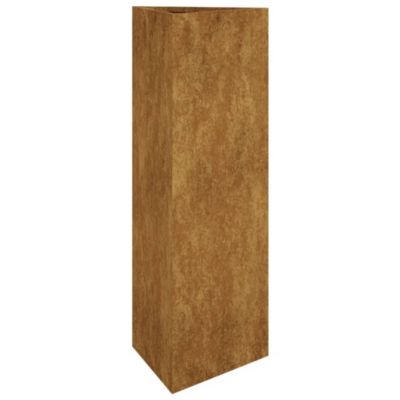 Садовый кашпо vidaXL 11.8"x10.2"x29.5" Corten Steel