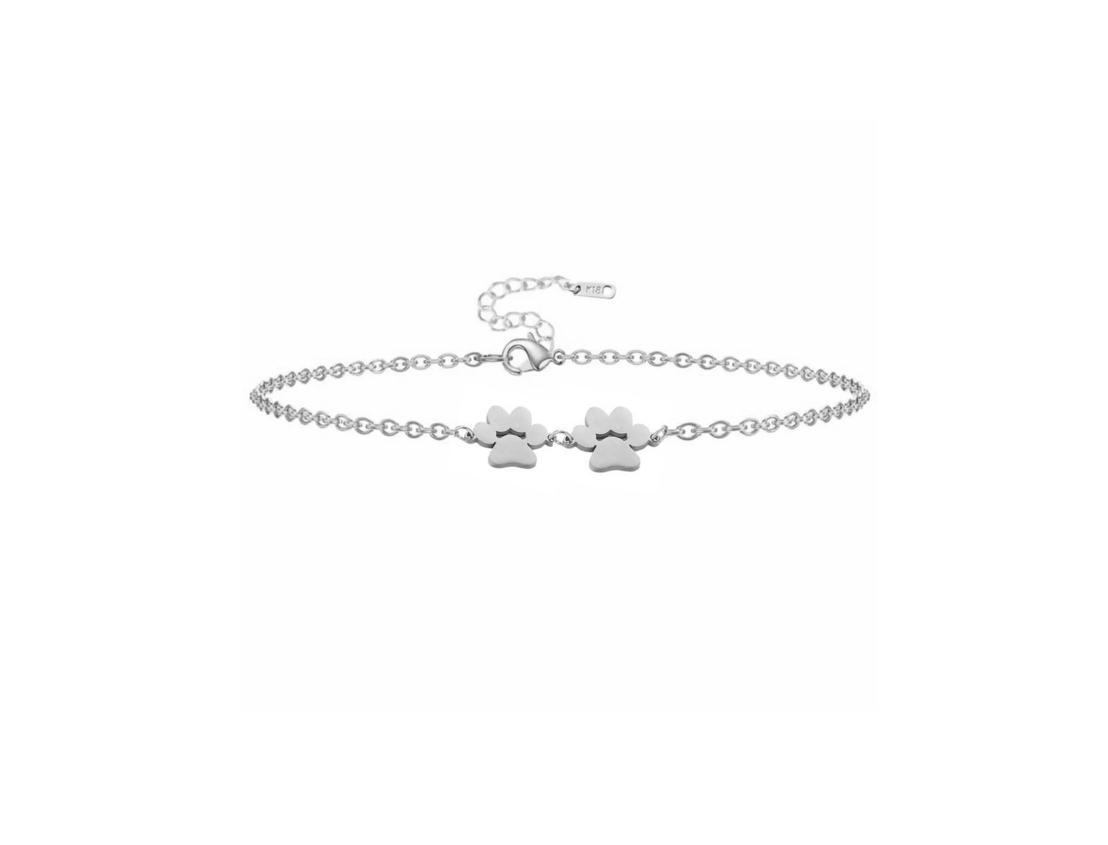 Fureverly Double Paw Print Bracelet
