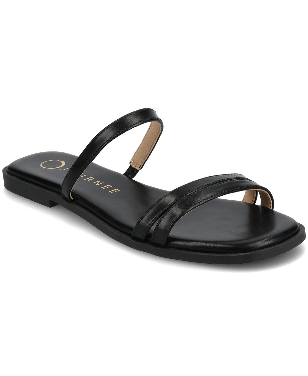 Сандалии Journee Collection Women's Brisa Multi Strap Slip On Flat