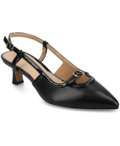 Женские туфли-лодочки Journee Collection Padma Kitten Heel Slingback