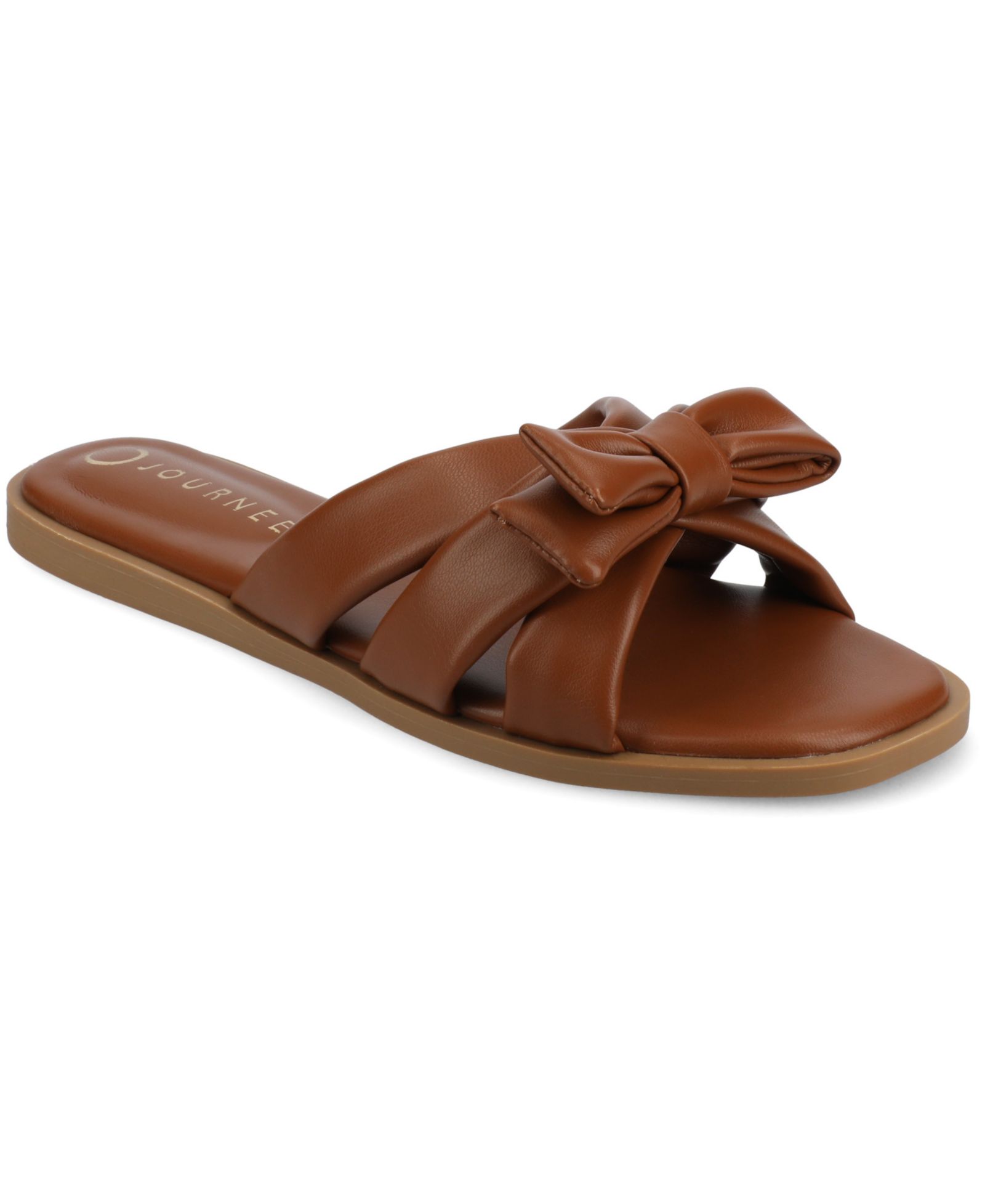 Женские сандалии-шлепанцы Journee Collection Prylin Bow Flat
