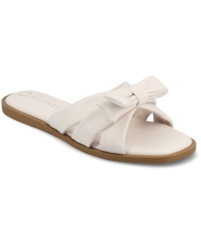 Женские сандалии-шлепанцы Journee Collection Prylin Bow Flat