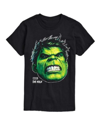 AIRWAVES Men's Hulk Face Oversized Short Sleeve T-Shirt
