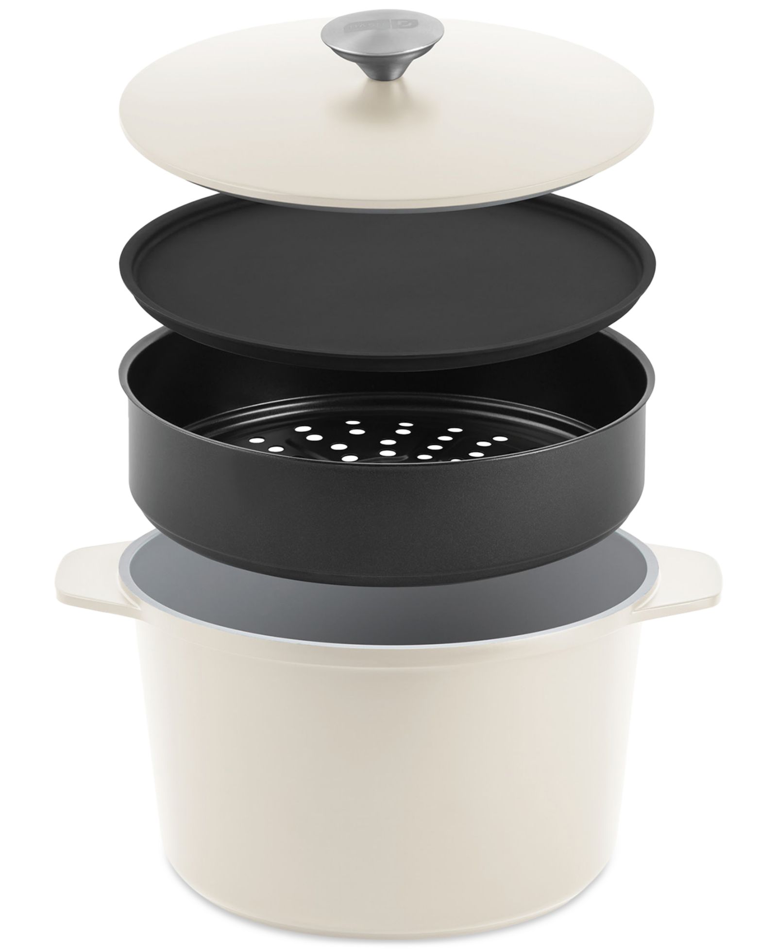 Dash SmartStore многофункциональный набор кастрюля и пароварка, 4-Pc. 5.8-Qt.
