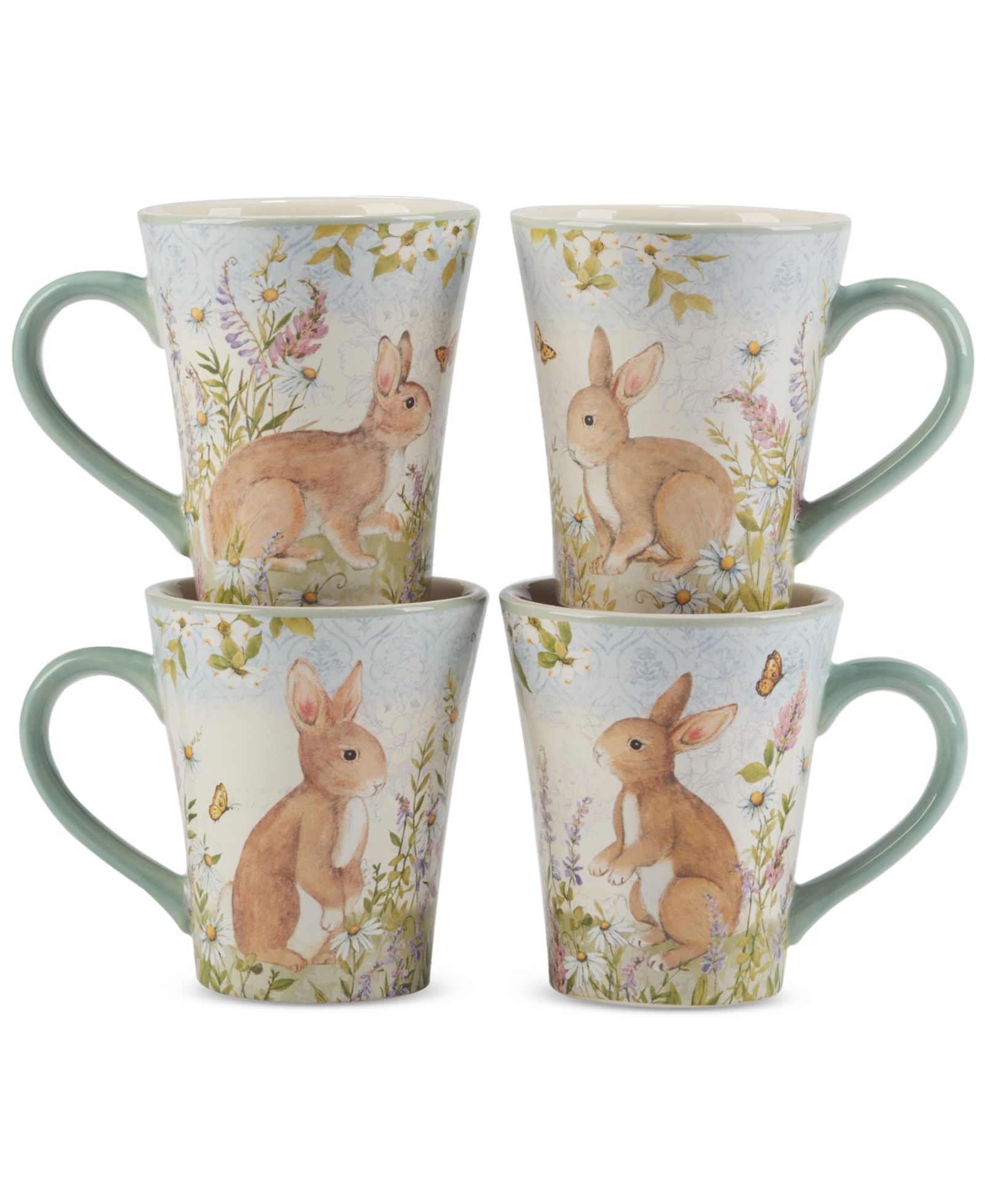 Набор керамических кружек Certified International Easter Meadow 4 шт.