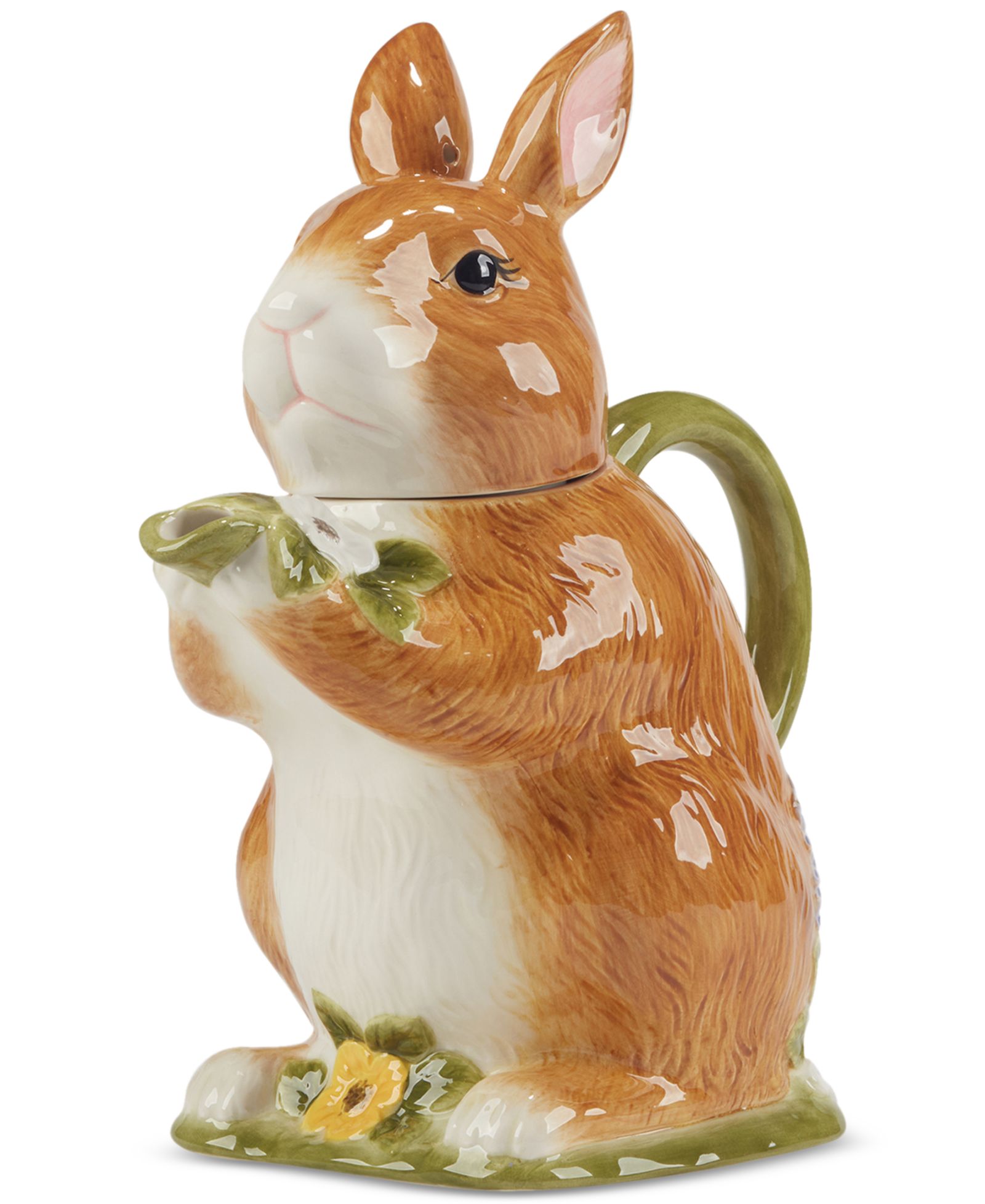 Чайник Certified International Easter Meadow 3-D Bunny Teapot