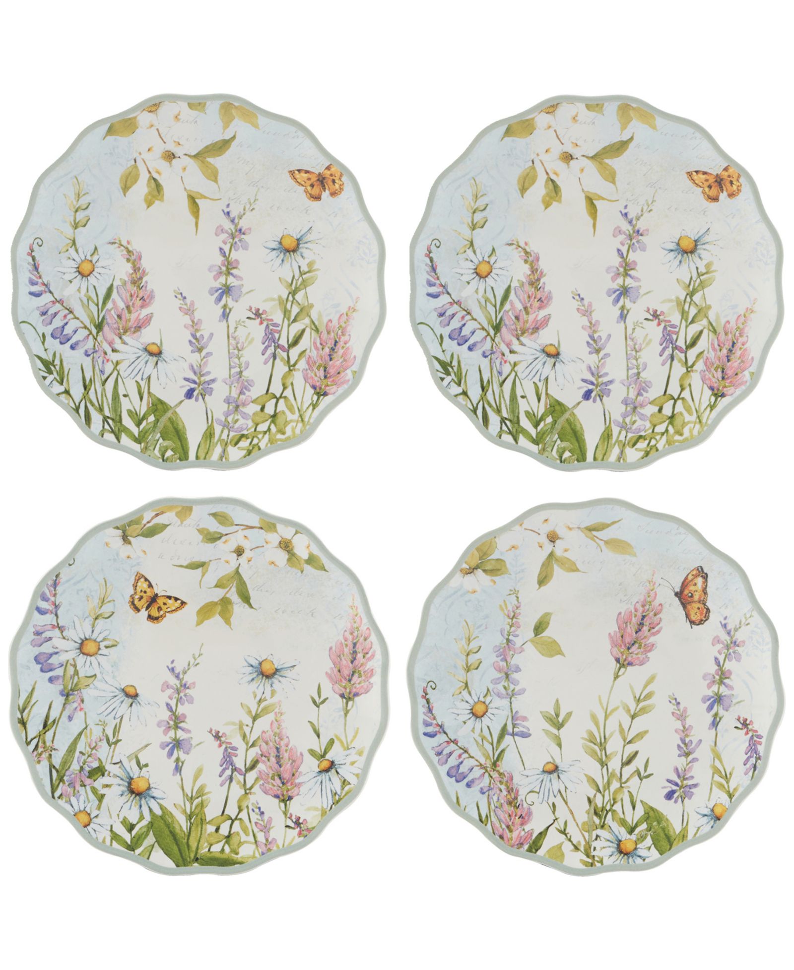 Набор тарелок для закусок Certified International Easter Meadow, 4 шт
