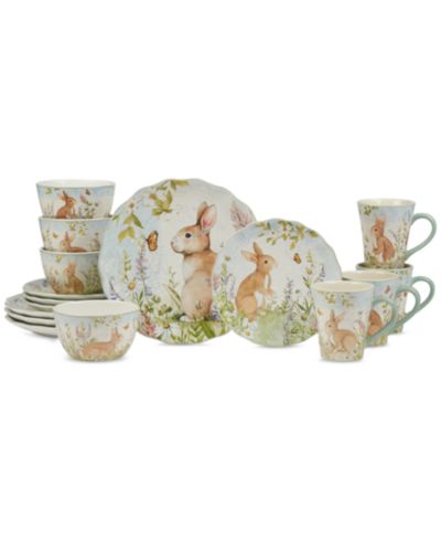 Набор столовой Certified International Easter Meadow, 16-Pc. Set