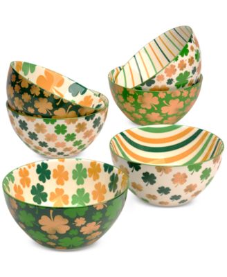 Набор чаш Certified International St. Patrick's Day Shamrock 6-Piece