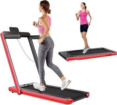 2.25HP 2 in 1 Folding Treadmill with APP Speaker Remote Control