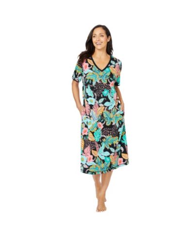 Black multi floral