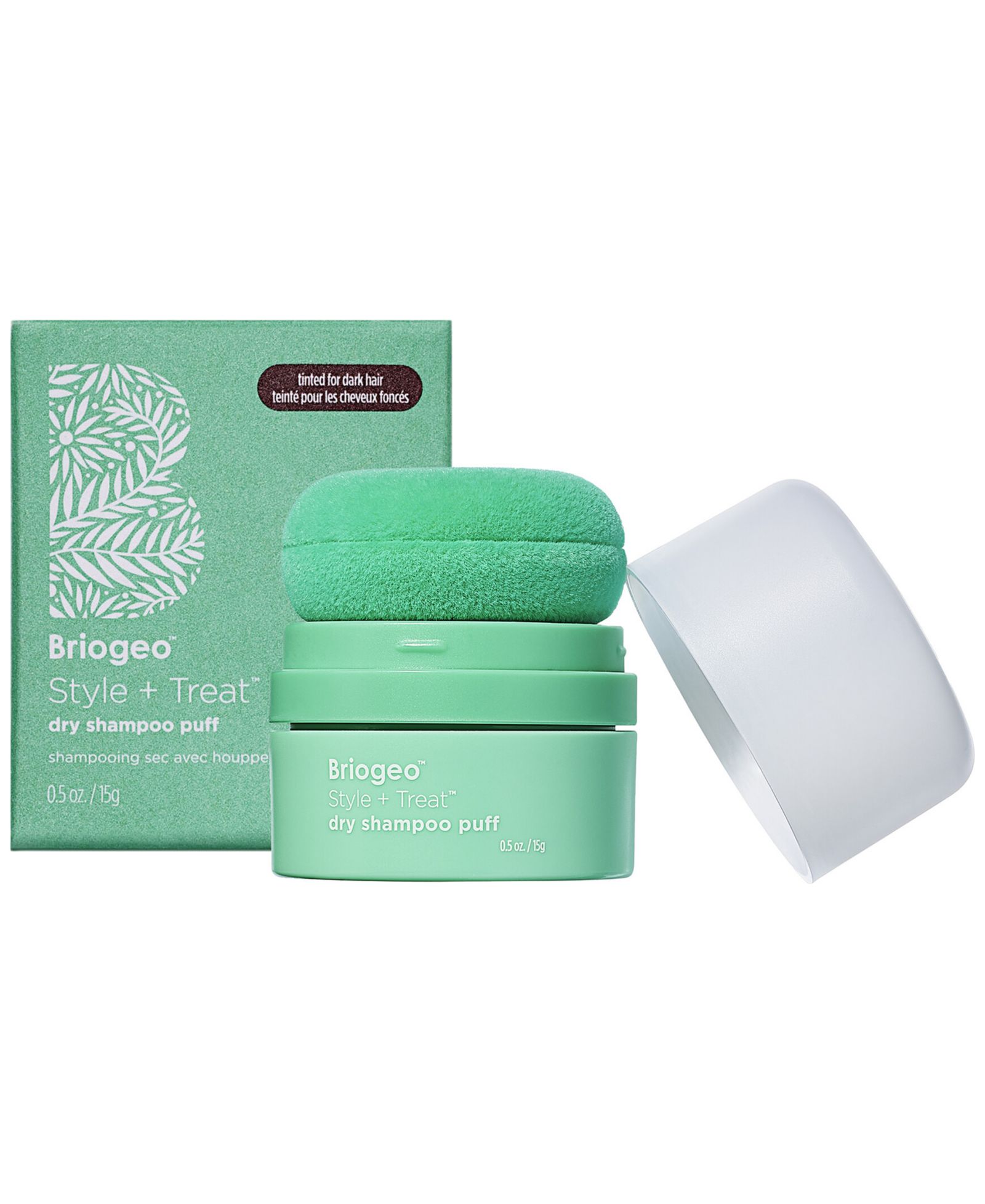Briogeo Style + Treat сухой шампунь, 0.53 oz.