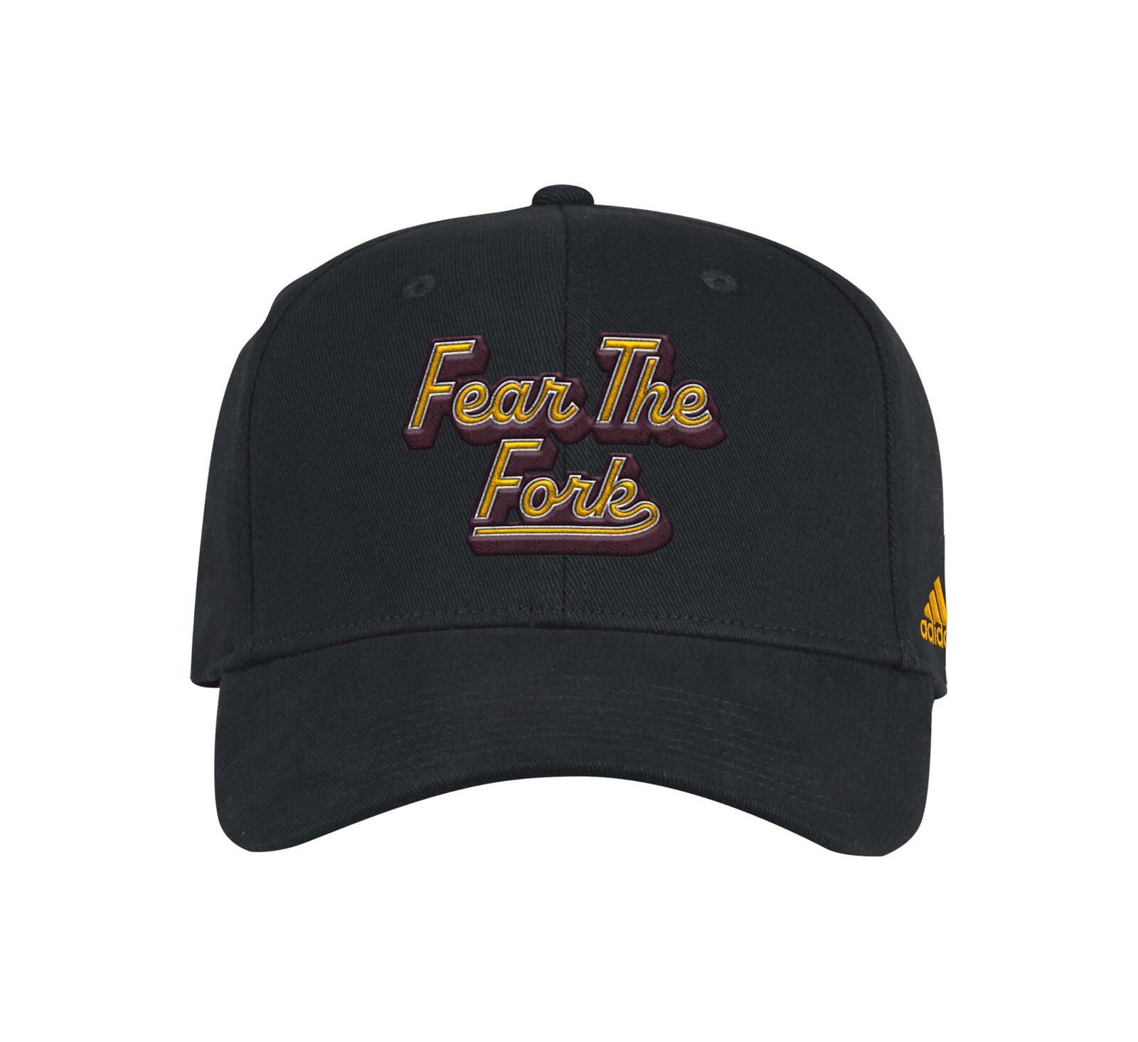 Мужская кепка adidas Black Arizona State Sun Devils Chant Flex