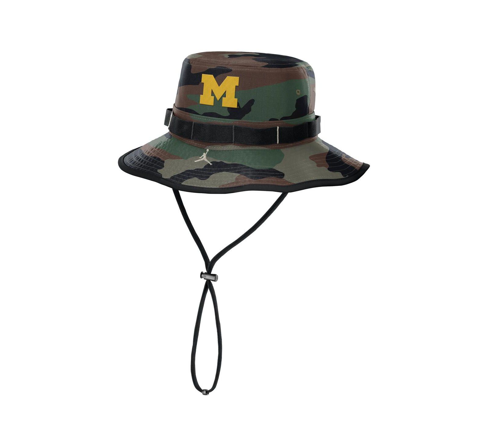 Jordan Мужская панама Jordan Camo Michigan Wolverines 2024 Military Appreciation Apex