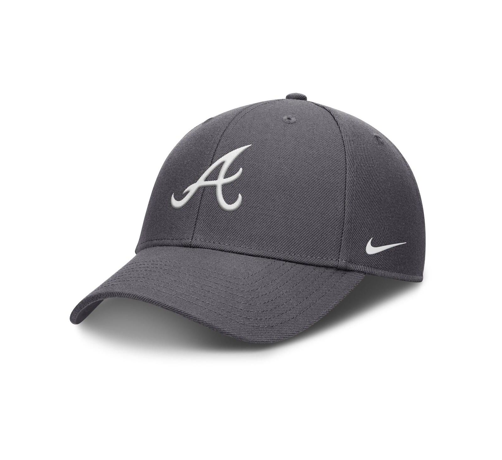 Nike Мужская кепка Nike Atlanta Braves Club Performance Adjustable Gray