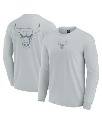 Fanatics Men's Gray Chicago Bulls Elements Strive Long Sleeve T-Shirt
