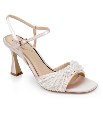 Женские нарядные босоножки Jewel Badgley Mischka с квадратным носком