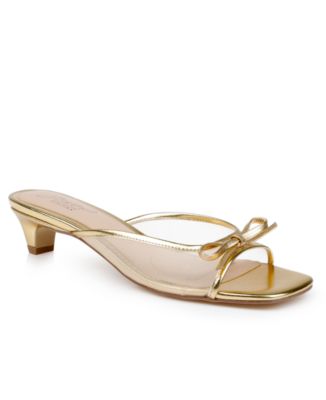 Женские вечерние сандалии-шлепанцы Felisha от Jewel Badgley Mischka