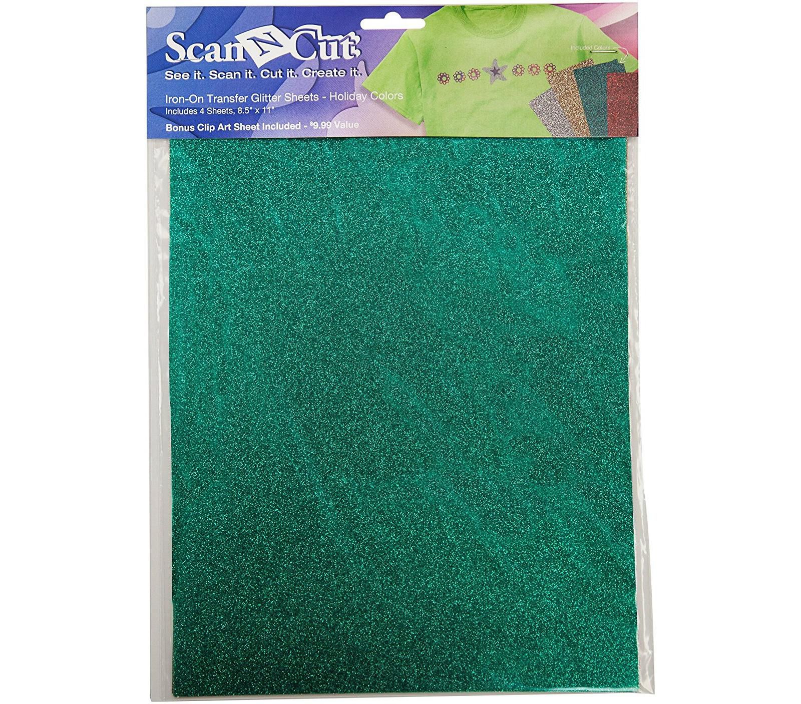 Блестящие трансферные листы Brother ScanNCut CATG03 Iron-On Transfer (Holiday Colors)