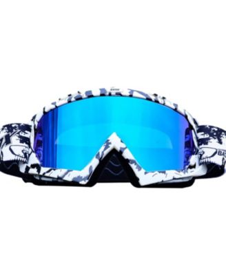 BATFOX Dirt Bike ATV Goggles Motorcycle Gear Riding Motocross Dirtbike 4-Wheeler MX DH Accessories Goggles Glasses for Men Women Youth UV400 Protection Dust-proof Anti-Slip Strap